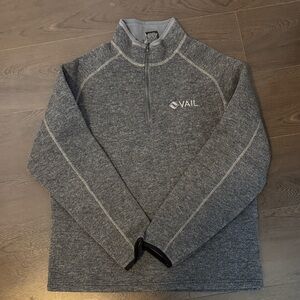 Kuhl Vail Logo Men’s Quarter Zip Sweater